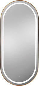 9990 Aurora Gold LED Salon Mirror