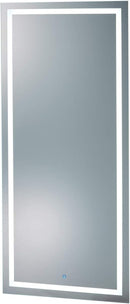 LUMINA LED SALON MIRROR & STORAGE SERVER W/ BASE