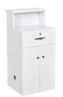Valencia LED Reception Desk - Side Storage