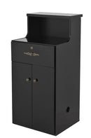 Valencia LED Reception Desk - Side Storage