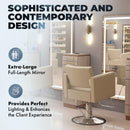 Lumina Gold LED Salon Mirror – 30” x 66”