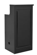 Valencia LED Reception Desk - Side Storage