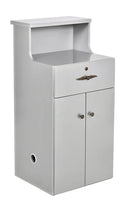 Valencia LED Reception Desk - Side Storage