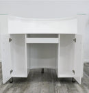 White Glam Reception Desk