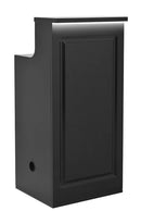Valencia LED Reception Desk - Side Storage