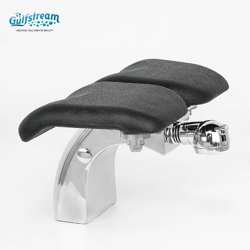 Chrome Short Curved Footrest