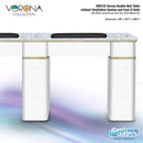 Verona Double Nail Table without Ventilation System and Fans