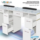 Verona Double Nail Table without Ventilation System and Fans