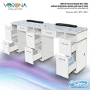 Verona Double Nail Table without Ventilation System and Fans