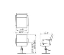 Meteor Gold Salon Styling Chair