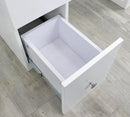 Double Diamond White Manicure Table