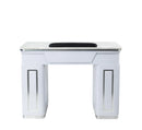 NAPA Manicure Table White/Silver