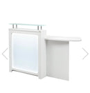 Gattino Modern Reception Desk ADA approved with LED Lighting
