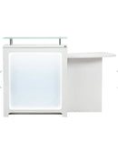 Gattino Modern Reception Desk ADA approved with LED Lighting
