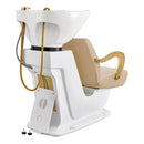 Beckman Gold Shampoo Chair with Adjustable Seat