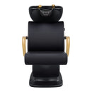Beckman Gold Shampoo Chair with Adjustable Seat