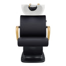 Beckman Gold Shampoo Chair with Adjustable Seat