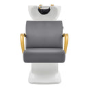 Beckman Gold Shampoo Chair with Adjustable Seat