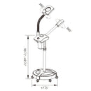 NanoMist Professional Facial Steamer with LED Magnifying Lamp & Aromatherapy