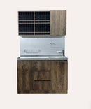 Salon Color Bar & Wash Sink